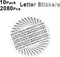 10 Sheet Small Letter Stickers, 1/2 Inch Self Adhesive Alphabet Stickers